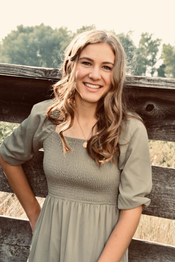 Bethany Parker smiling for her Senior photos. Most Frederick students know Bethany for her smile and how sweet she is to everyone. Shes always in a great mood, says sophomore Julissa Solorzano . Whenever you are in a bad mood, some time with Bethany can cheer you up.