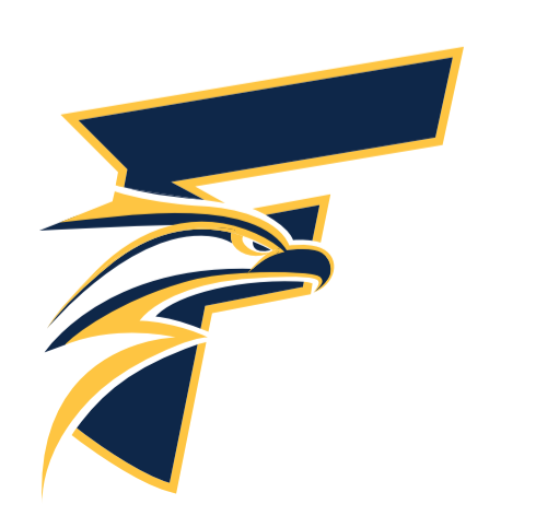 The new athletic logo for the Frederick Golden Eagles, the mascot of Frederick High starting in Fall 2022. Frederick is retiring its Warrior iconography after a Colorado State Senate bill prompted the change last spring. This logo features the Frederick F that has been Fredericks official logo since the 1910s, though it has a more rounded base and a slightly shorter top. 