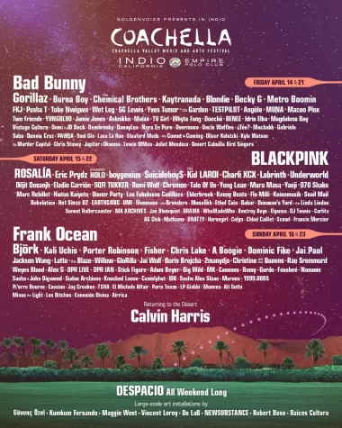 Coachella is known for the artists its able to bring forth to perform at one of the biggest festivals of all. Celebrities, fans, and whoever else attends the festival is in for a treat all weekend long from artists that everyone loves. 
