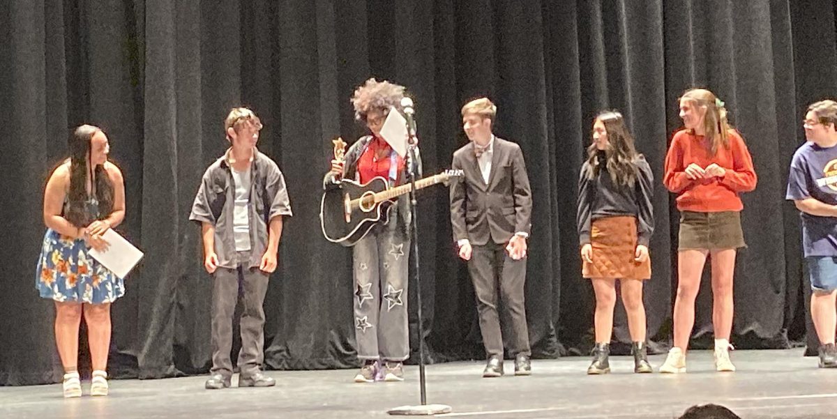 All of the contestants lined up at Frederick’s Got Talent. Freshman Ella Jackson was crowned the winner, with Mareta Sagapolutele in second place, and Kaedyn Wagner tied for third place with Marissa Blea. 