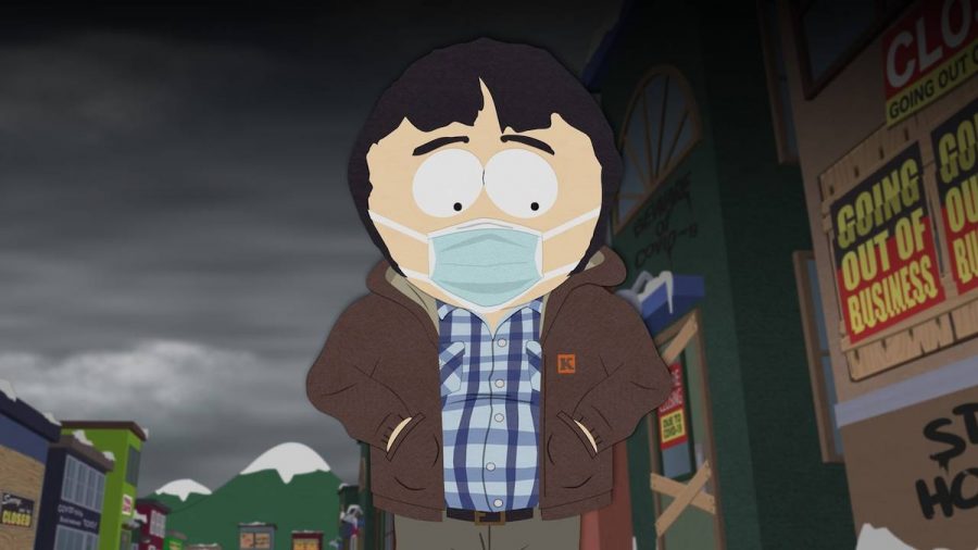 The official HBO Max poster that highlights Randy Marsh as he looks contempt with his actions in the Pandemic Special. While the poster art was done by South Park Studios, this image makes for a great summary for what lyes in this incredible special. 