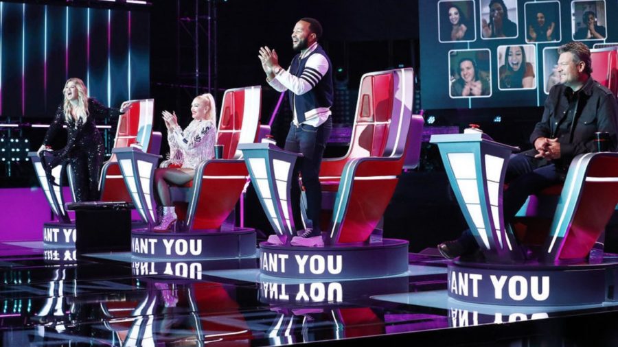 The four judges of 2020 series of The Voice  (Photo by: Trae Patton/NBC)