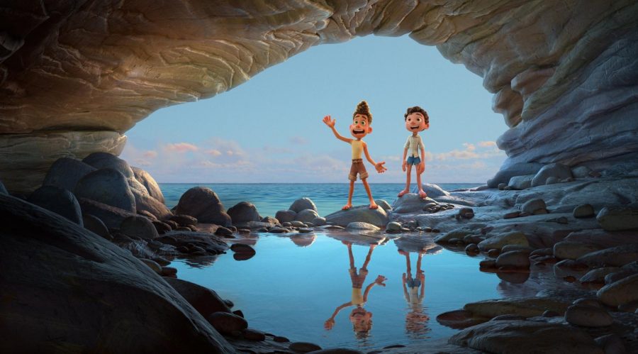 Luca and Alberto explore a sea cave along the shore. While the whimsical story of Luca was fun and enjoyable to watch, it left many yearning for more emotional sustenance.