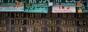 Colorado’s first distinctive black license plates dated back to the late 1940s.