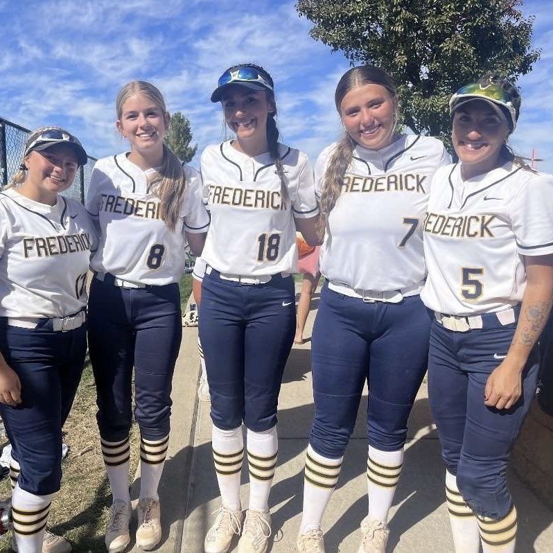 All five seniors were so greatful and happy with the outcome of their last high school softball game. They were all proud of the hard work the team had collectively put together through the whole season. 