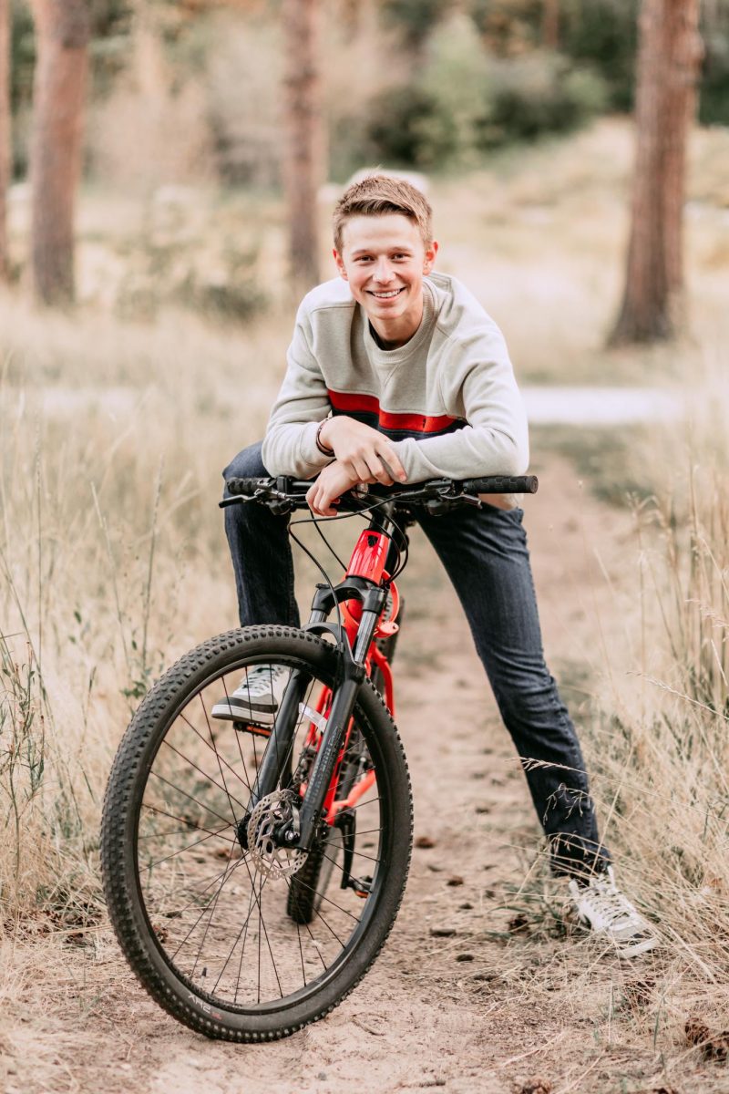 Braden Thomas loves BMX and plan s to continue it in the future 
