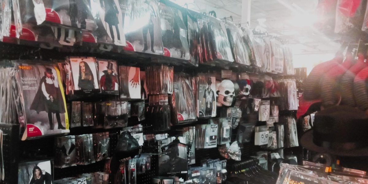 An aisle of masks and accessories at the Spirit Halloween at the Centerplace Plaza in Greeley. One of the hardest parts of Halloween is sorting through all the options and figuring out what to be. This year, the Spirit Halloween blog and a new analytical tool by Google are here to help.