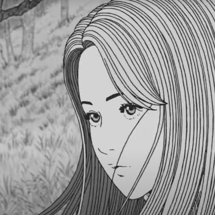 Kirie Goshima (originally voiced by Uki Sataki and voiced by Abby Trott in the US dub) stares out at the town in the first episode of the Uzukami anime. Notice the small details around the eyes and how sharp the lines of the hair are. That level of detail is gone in the rest of the series, one of many downgrades that make Uzumaki the most frustrating television project this year.