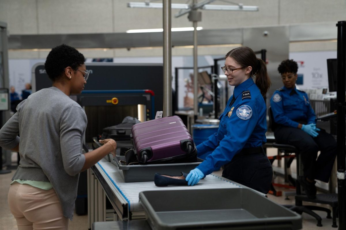 TSA agents check for no allowed items and may follow through pat-downs or checking bag if anything appears out of the ordinary.