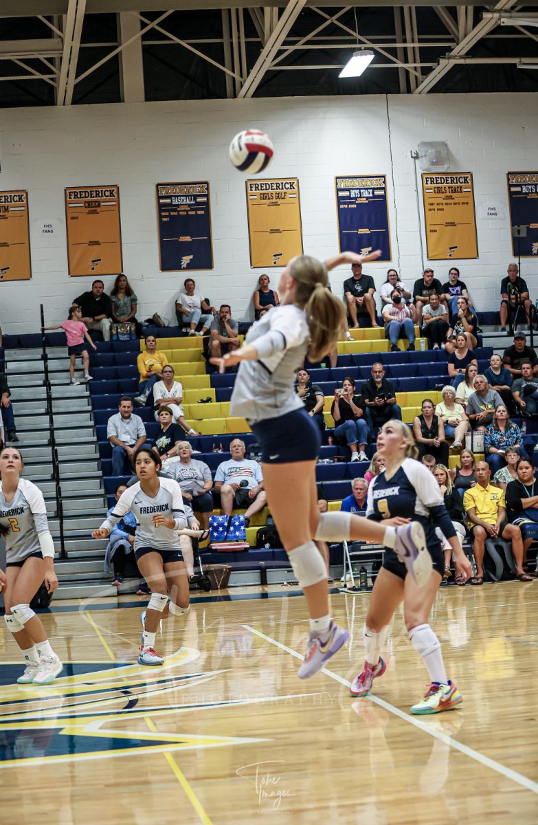 While the Frederick girls volleyball team didn't end up taking the win against Standley Lake, they still played and had fun. The girls will strive to win the next games they get to play. 