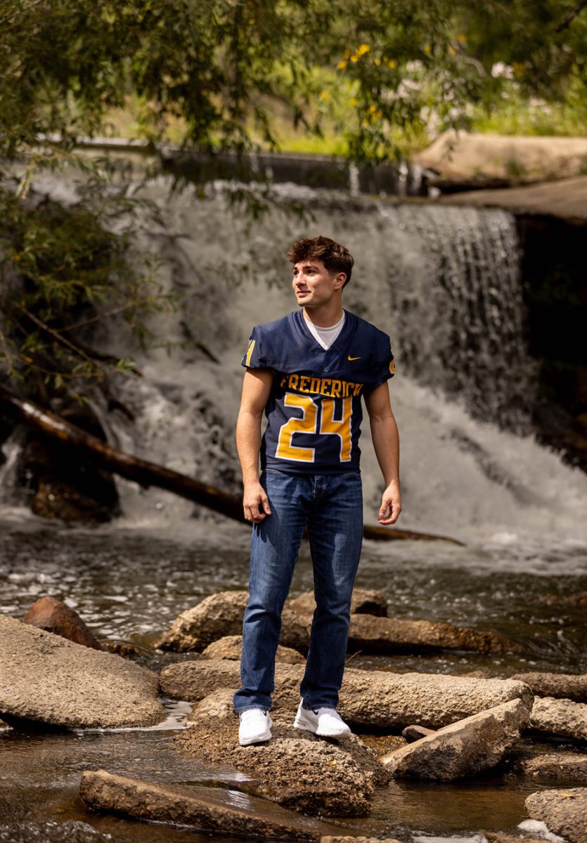 Senior Sonny Delpizzo has gone through his high school career playing football and getting involved in numerous other school activities. He always played his hardest, and never gave up in his sports. (Courtesy of Sonny Delpizzo)
