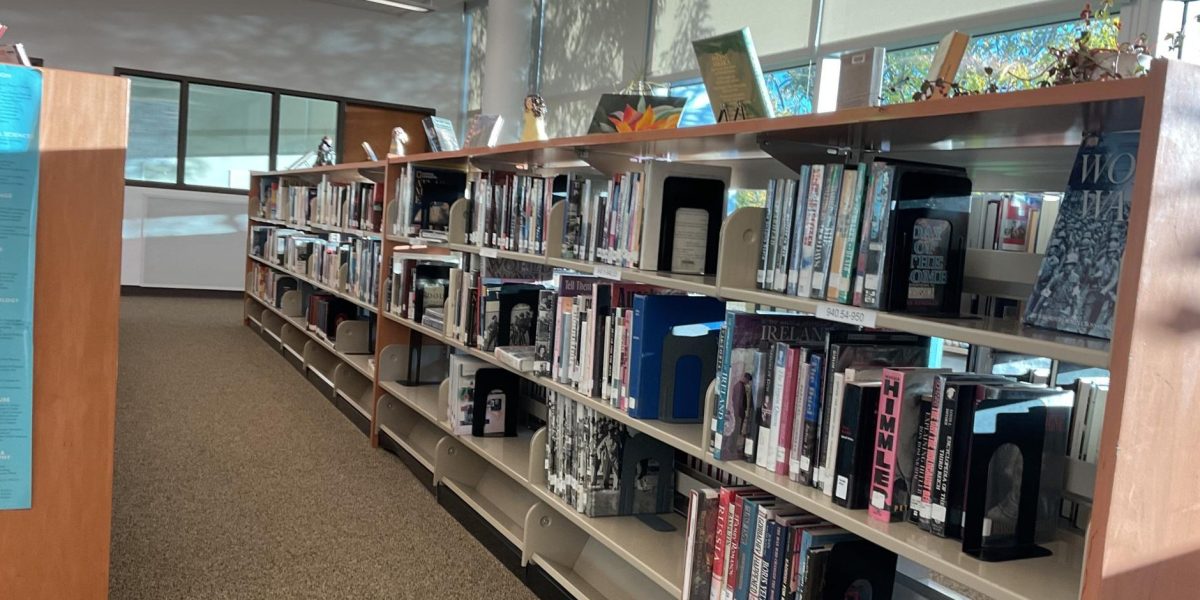 The Library here at FHS where students are able to come in and check out a book to read either for a class or just for reading independently. If the SSR happens, most students will likely just check out a book here at the library. 