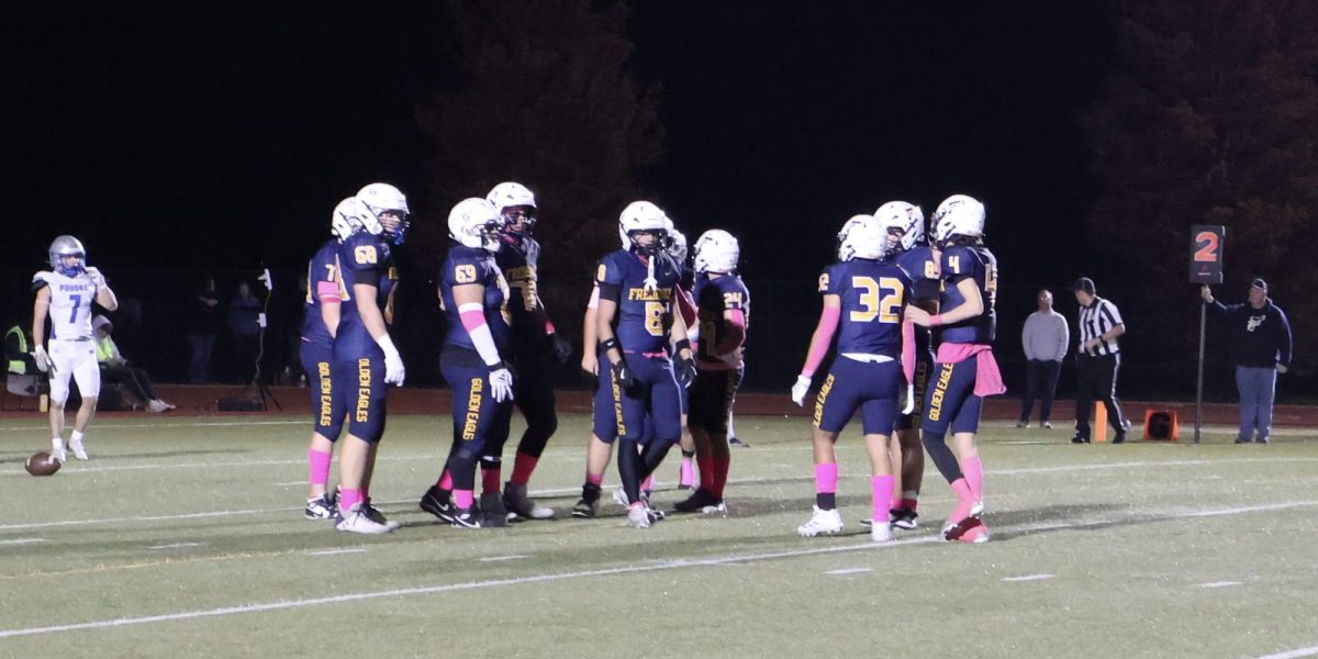 While Frederick started off kind of rocky at the game against Poudre, they came back. The Golden Eagles came back and got the victory, with the final score standing at 28-36 with Frederick bringing home another victory. 