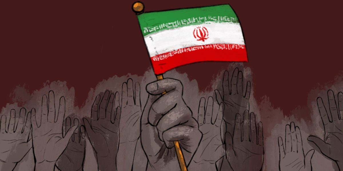 Iranians stand together against their government during a difficult period of economic crisis in their country.